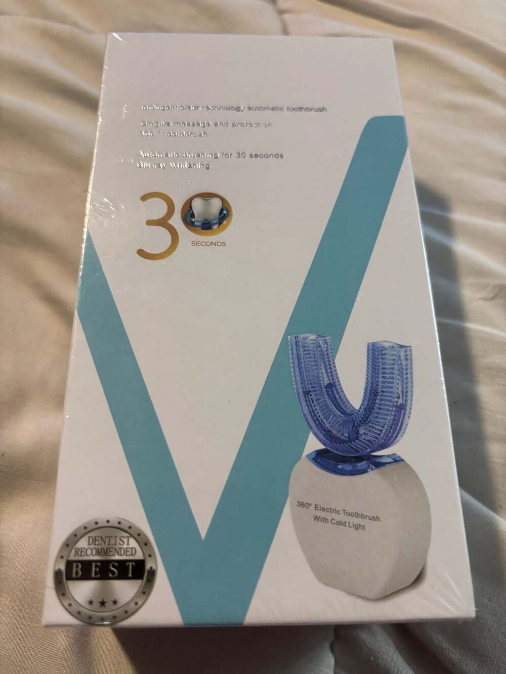 360 Degree Automatic Electric Toothbrush with Blu-ray Whitening